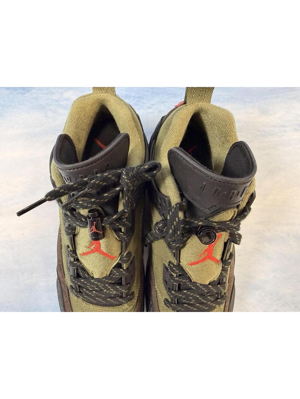 Jordan Spizike Low Olive/Black Shoes IH1782-200 Men’s Size 8.5 New No Box - Picture 10 of 16